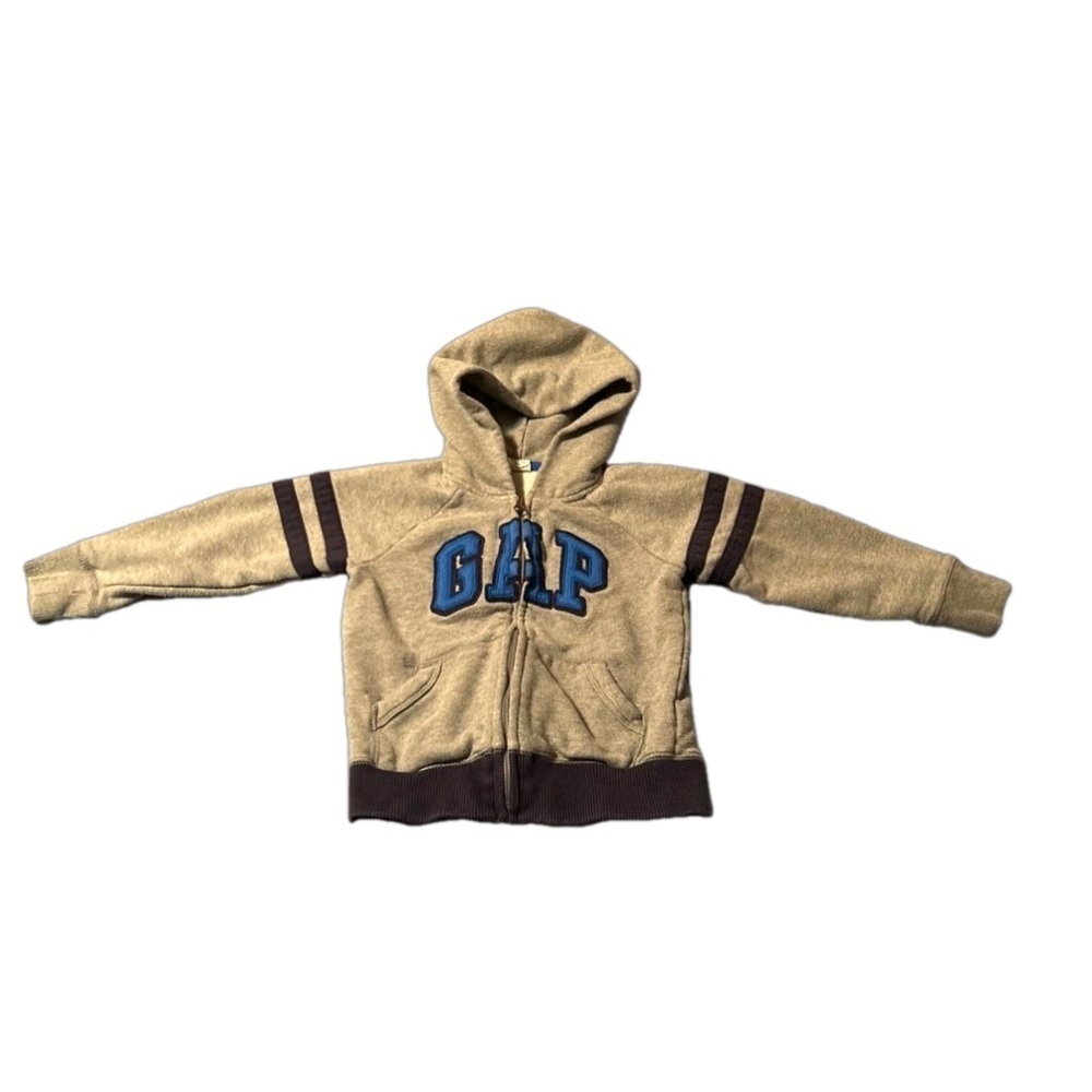 Grey and Blue GAP Zip Up Hoodie Size 5T